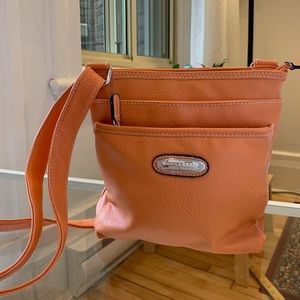 🟥SOLD🟥 Rosetti New York - Orange Leather Crossbody Bag